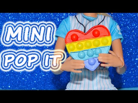 How to make cute mini POP IT - DIY FIDGET TOYS IDEAS for Doll House | VIRAL TIKTOK FIDGET TOYS - Тренды Ютуба