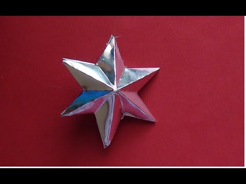 Звезда на елку из бумаги - Тренды Ютуба