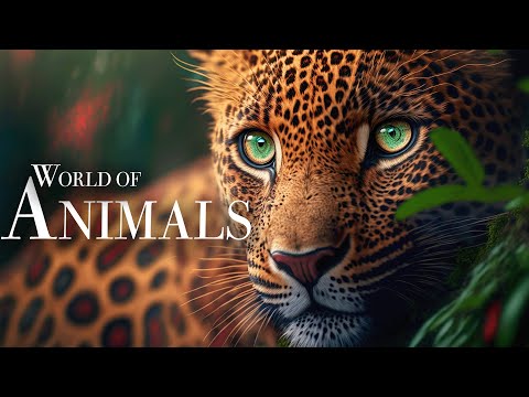 Животные мира 4K - Замечательный фильм о дикой природе с успокаивающей музыкой - Тренды Ютуба