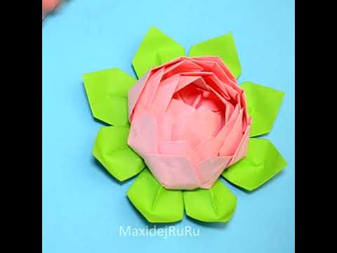 DIY Flower Origami 🌸 Simple Origami Paper Craft | Paper Flower making easy at home #Shorts - Тренды Ютуба