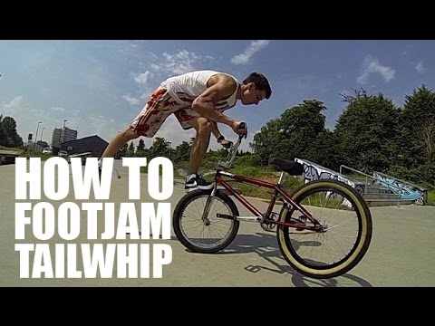 How to footjam tailwhip (Как сделать Футджем Тейлвип на BMX, MTB) | Школа BMX Online #5 - Тренды Ютуба