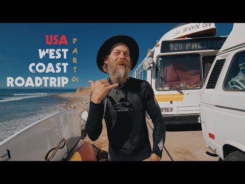 Жизнь в автобусе на берегу океана & серфинг в 53 года. Джефф Каспер. Pacific 420. - Тренды Ютуба