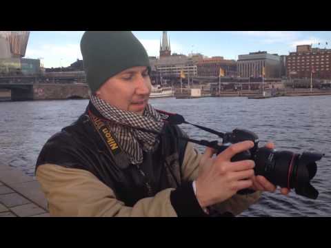 Видео зарисовка о работе фотографа в Стокгольме - Тренды Ютуба