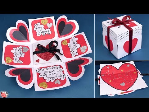 Valentine Special !! LOVE Greeting Card || DIY || Valentine's Day Gift Idea - Тренды Ютуба